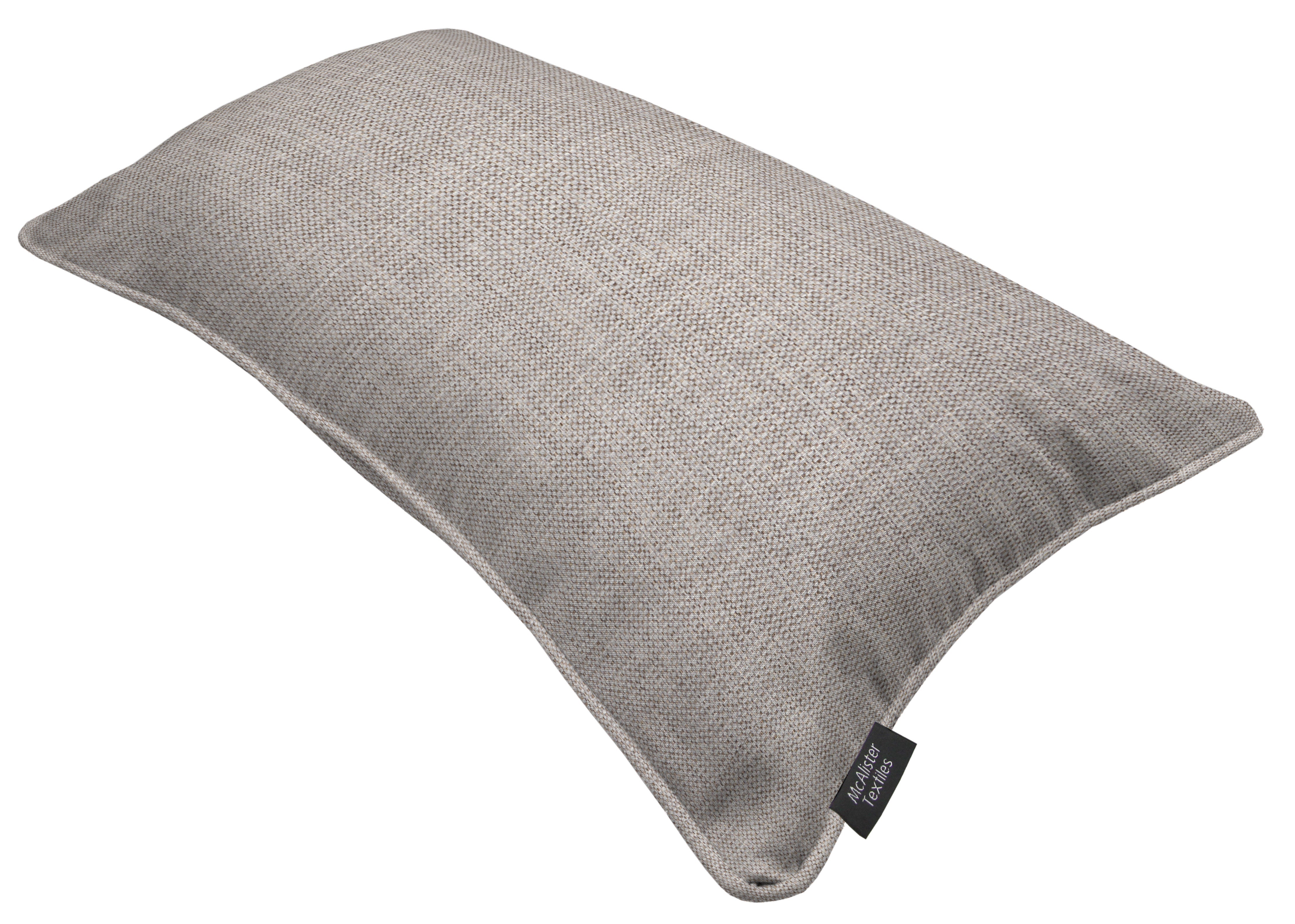 McAlister Textiles Capri Soft Grey Piped Cushion Cushions and Covers 