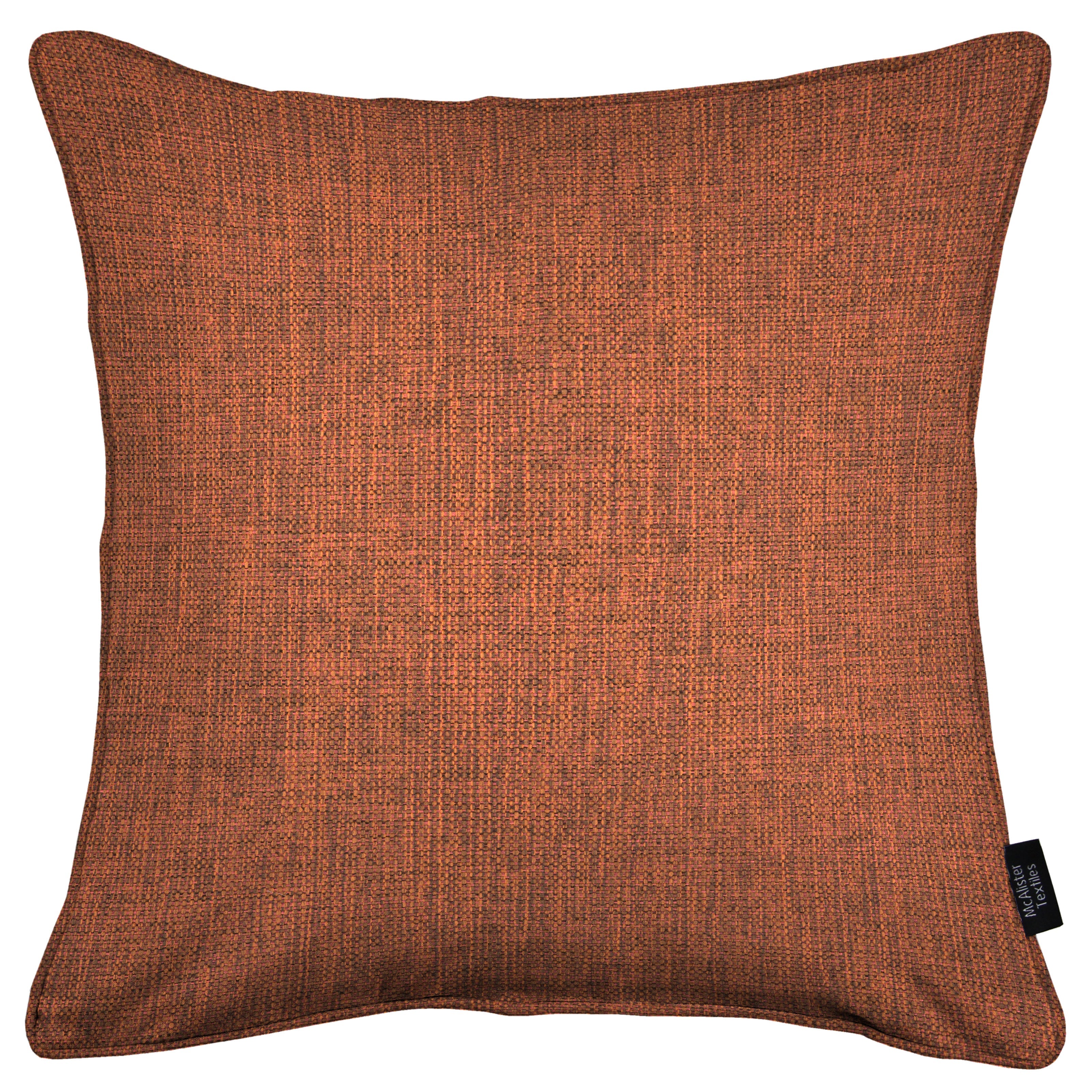 McAlister Textiles Capri Terracotta Piped Cushion Cushions and Covers 