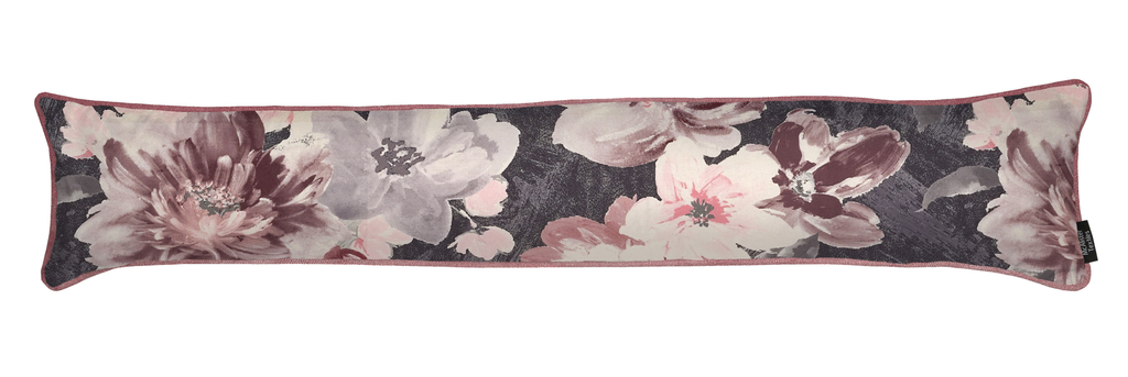 McAlister Textiles Camilla Grey, Pink and Purple Draught Excluder Draught Excluders 