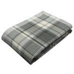 Charger l&#39;image dans la galerie, McAlister Textiles Heritage Charcoal Grey Tartan Throws &amp; Runners Throws and Runners 
