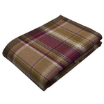 Charger l&#39;image dans la galerie, McAlister Textiles Heritage Purple + Green Tartan Throws &amp; Runners Throws and Runners 
