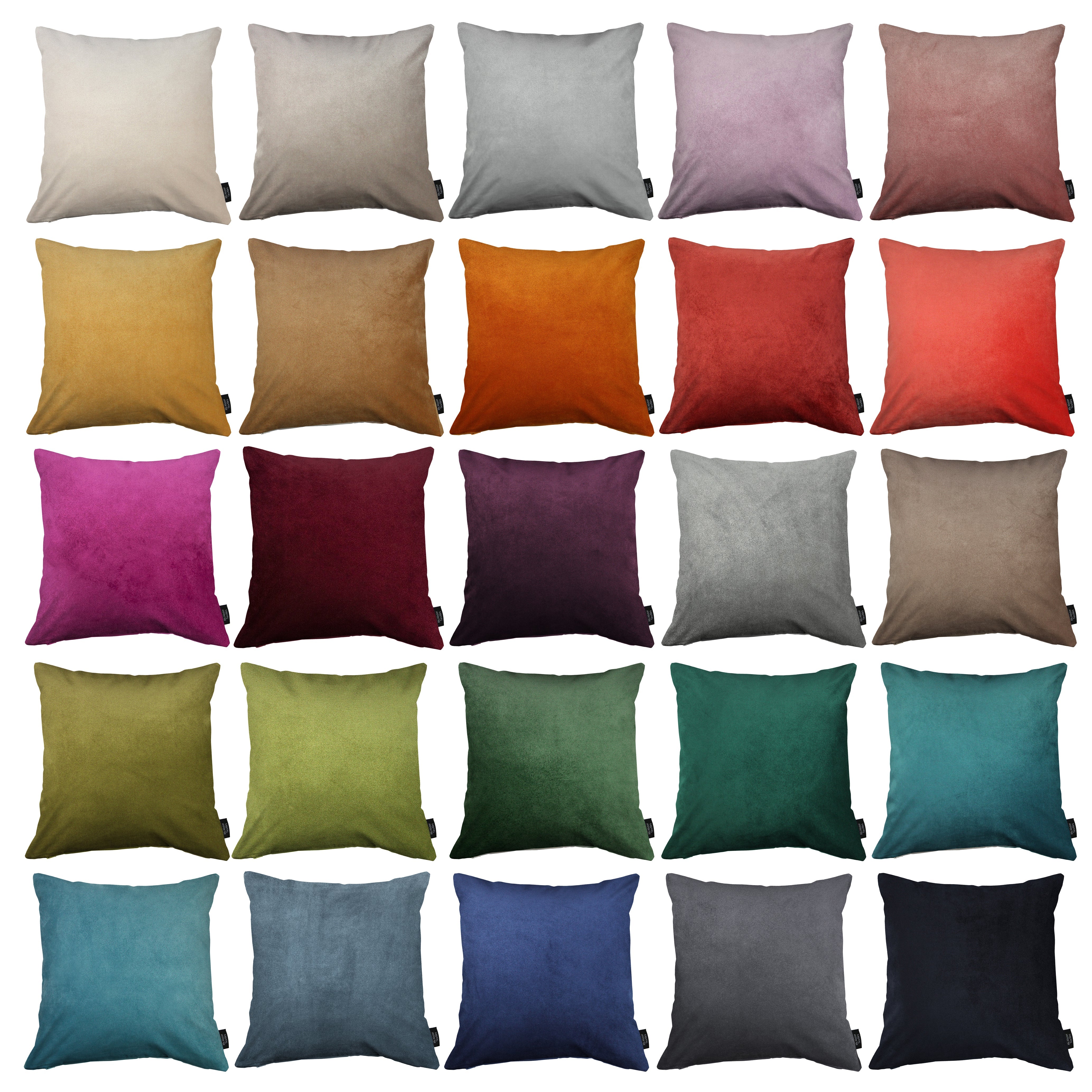 McAlister Textiles Matt Emerald Velvet Modern Look Plain Cushion Cushions and Covers 