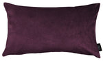 Charger l&#39;image dans la galerie, McAlister Textiles Matt Aubergine Purple Velvet Modern Look Plain Cushion Cushions and Covers 
