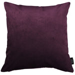 Charger l&#39;image dans la galerie, McAlister Textiles Matt Aubergine Purple Velvet Modern Look Plain Cushion Cushions and Covers 
