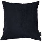 Charger l&#39;image dans la galerie, McAlister Textiles Matt Black Velvet Modern Look Plain Cushion Cushions and Covers 
