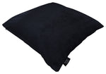 Charger l&#39;image dans la galerie, McAlister Textiles Matt Black Velvet Modern Look Plain Cushion Cushions and Covers 
