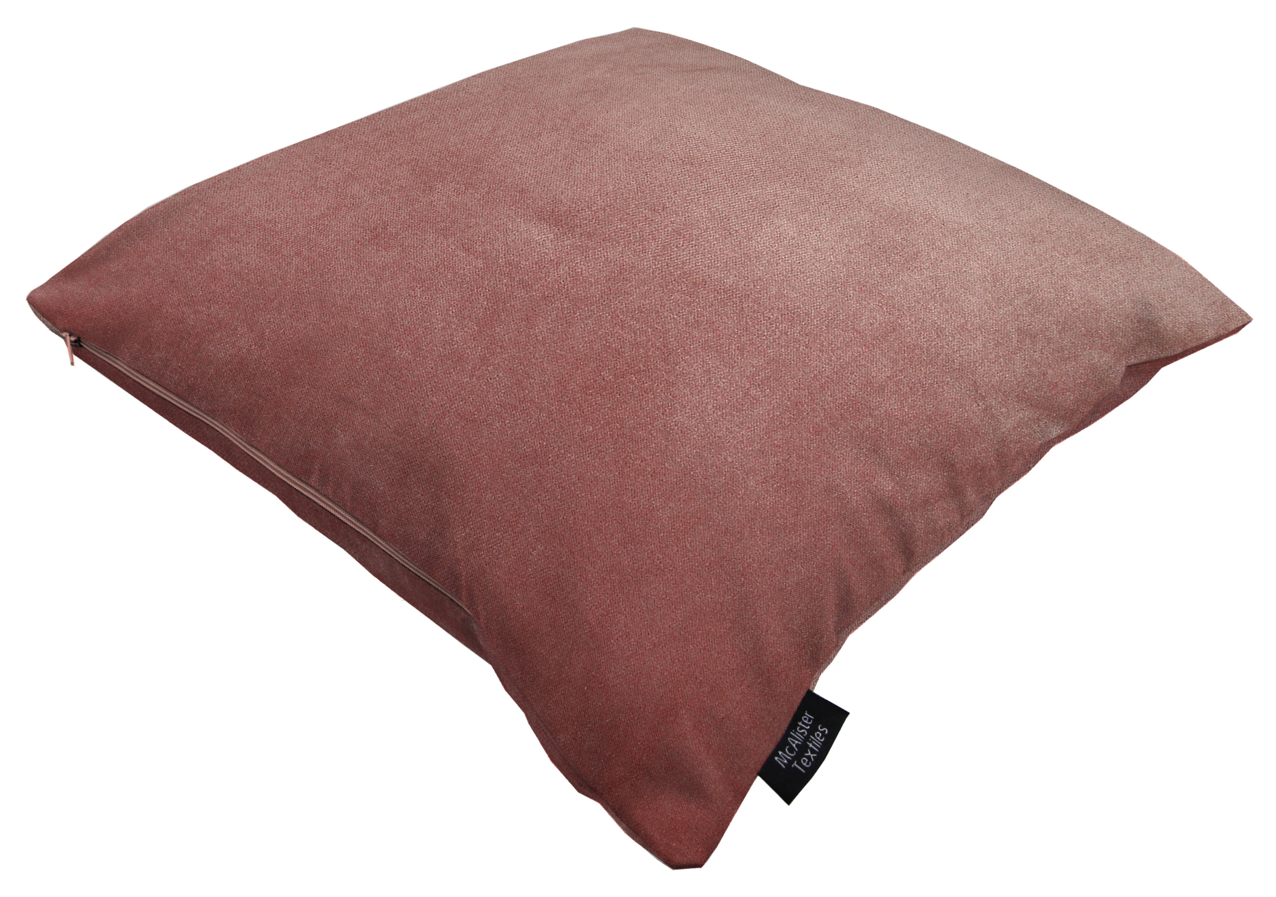 McAlister Textiles Matt Blush Pink Velvet Modern Look Plain Cushion Cushions and Covers 