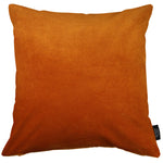 Charger l&#39;image dans la galerie, McAlister Textiles Matt Burnt Orange Velvet Modern Look Plain Cushion Cushions and Covers 
