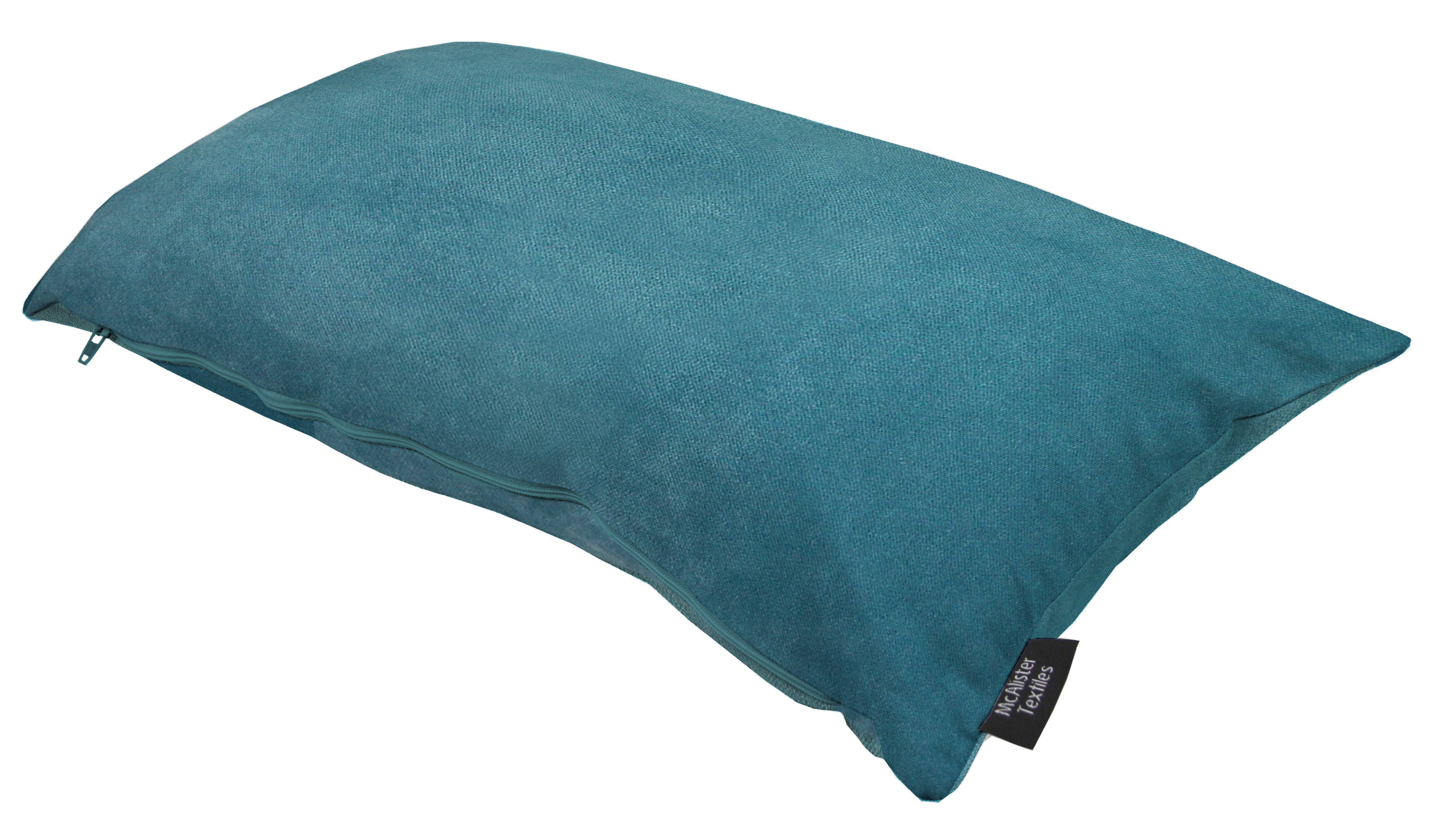 McAlister Textiles Matt Duck Egg Blue Velvet Modern Look Plain Cushion Cushions and Covers 