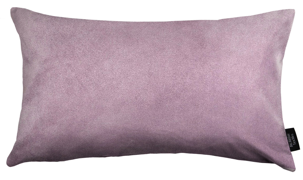 McAlister Textiles Matt Lilac Purple Velvet Modern Look Plain Cushion Cushions and Covers 