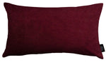 Charger l&#39;image dans la galerie, McAlister Textiles Matt Wine Red Velvet Modern Look Plain Cushion Cushions and Covers 
