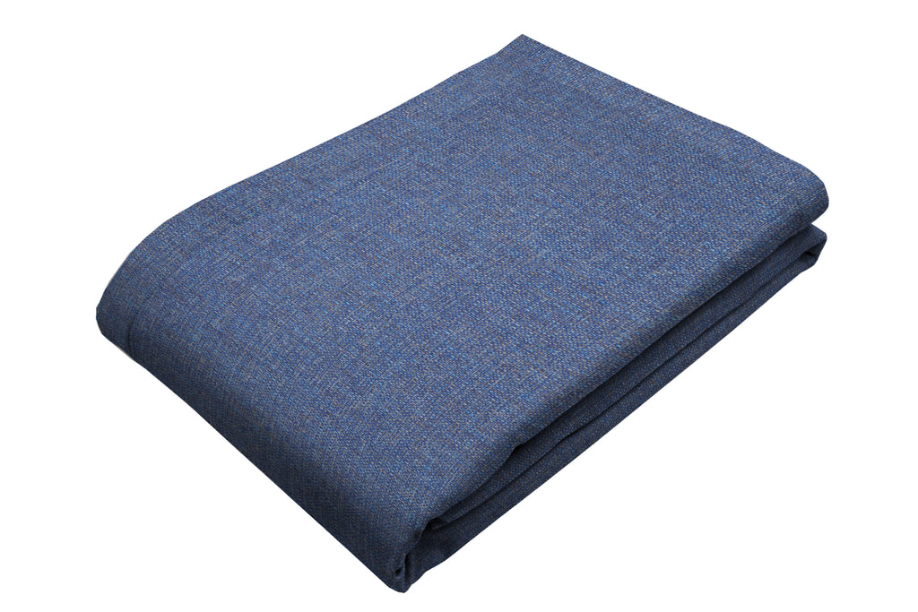 McAlister Textiles Roma Blue Bed Runners Throws and Runners Bed Runner 50cm x 165cm 