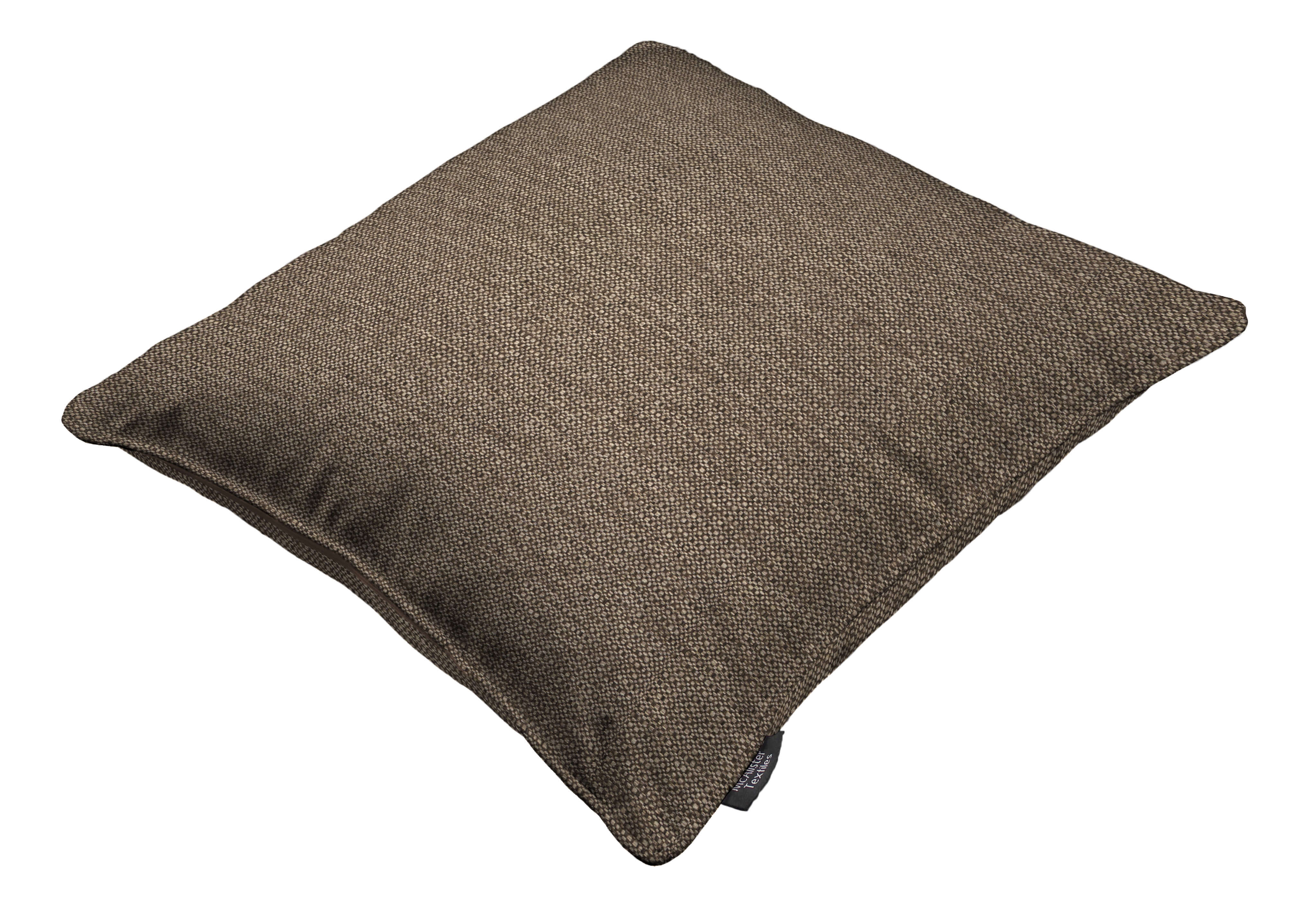 McAlister Textiles Roma Brown Piped Cushion Cushions and Covers Cover Only 43cm x 43cm 