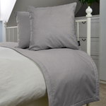 Charger l&#39;image dans la galerie, McAlister Textiles Roma Light Grey Bed Runners Throws and Runners 
