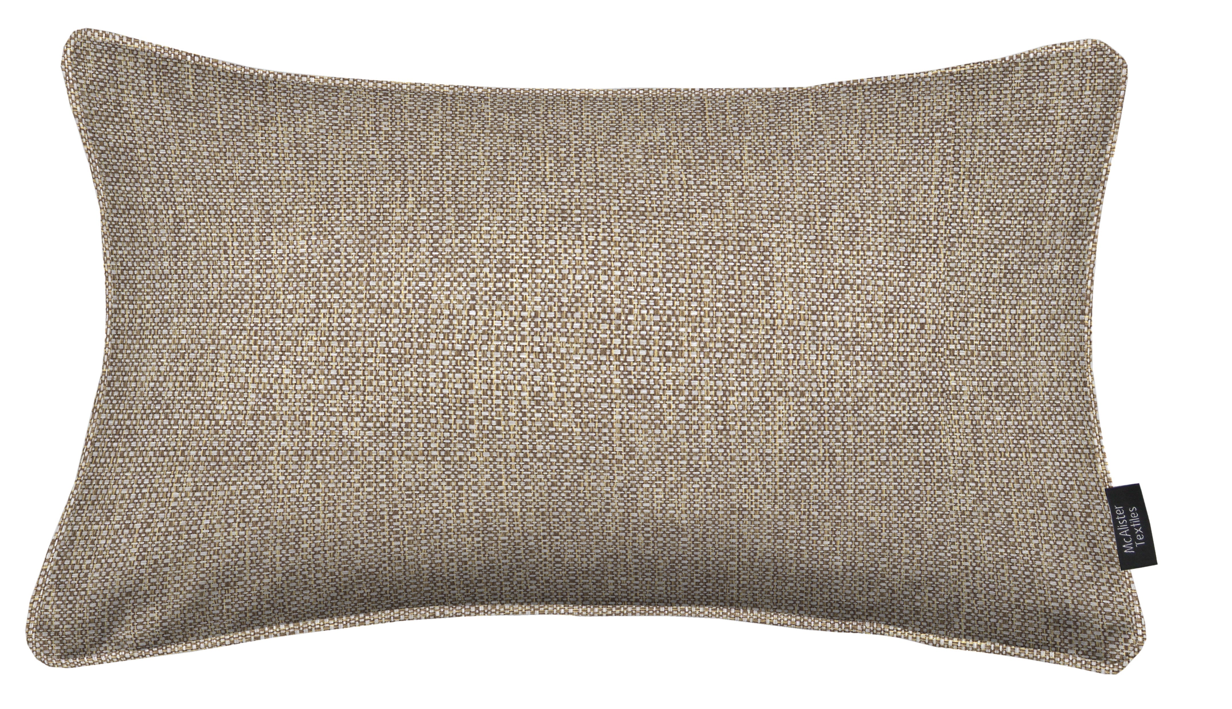 McAlister Textiles Roma Stone Piped Cushion Cushions and Covers 