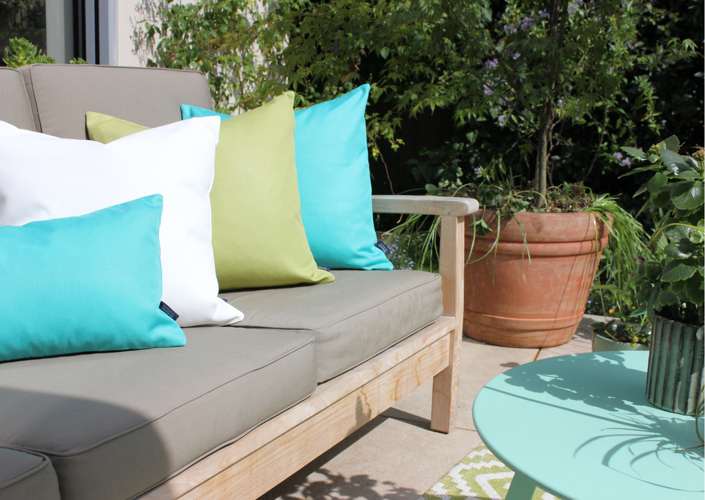 McAlister Textiles Sorrento Natural Outdoor Cushions Cushions and Covers 