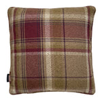 Charger l&#39;image dans la galerie, McAlister Textiles Stag Purple + Green Tartan Cushion Cushions and Covers 
