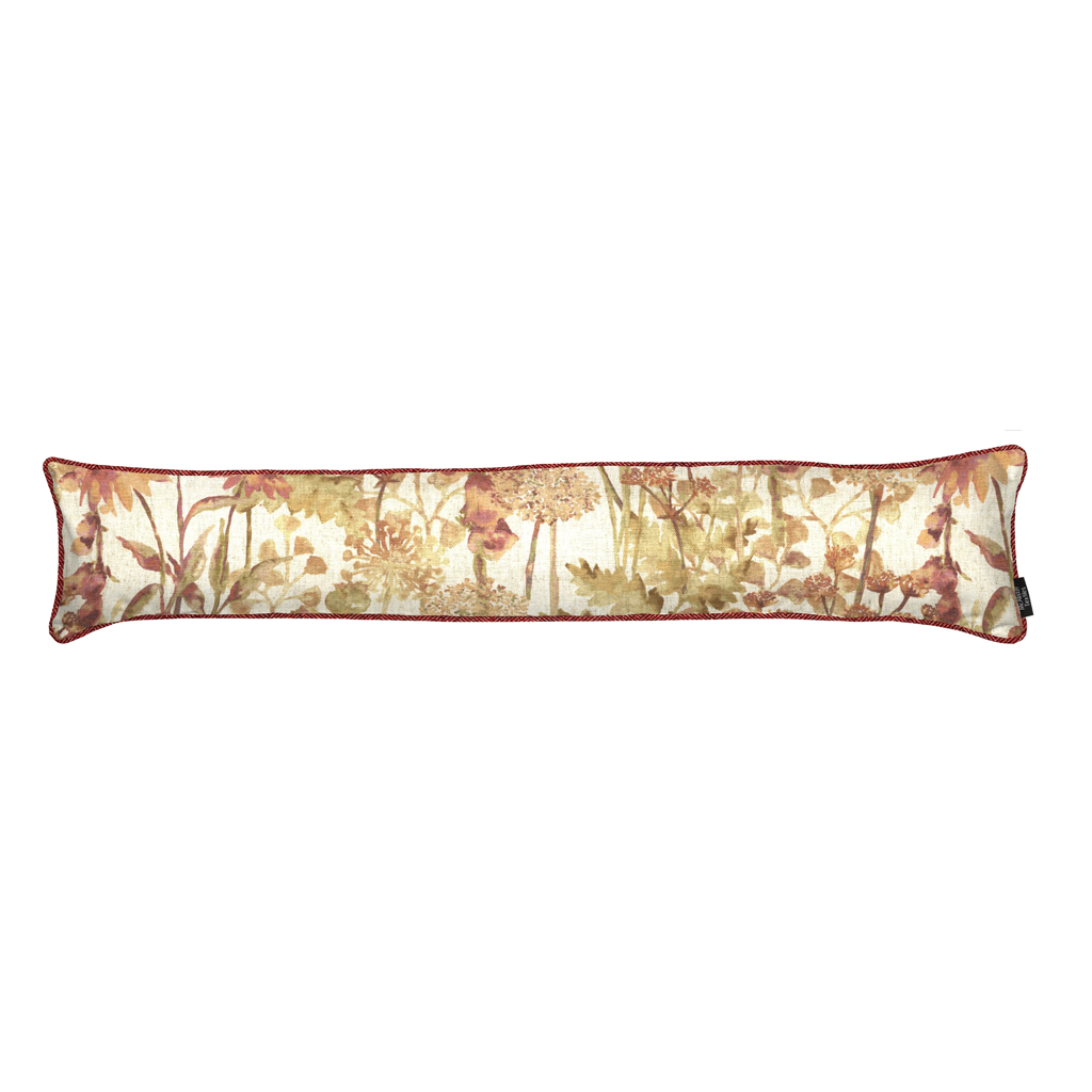 McAlister Textiles Wildflower Burnt Orange Draught Excluder Draught Excluders 