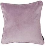 Charger l&#39;image dans la galerie, McAlister Textiles Matt Lilac Purple Velvet 43cm x 43cm Piped Cushion Sets Cushions and Covers 
