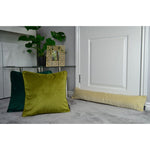 Charger l&#39;image dans la galerie, McAlister Textiles Matt Lime Green Piped Velvet Cushion Cushions and Covers 
