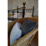 Charger l&#39;image dans la galerie, McAlister Textiles Matt Charcoal Grey Contrast Piped Velvet Cushion Cushions and Covers 
