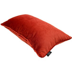 Charger l&#39;image dans la galerie, McAlister Textiles Matt Rust Red Orange Piped Velvet Cushion Cushions and Covers 
