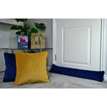 Charger l&#39;image dans la galerie, McAlister Textiles Matt Navy Blue Piped Velvet Cushion Cushions and Covers 
