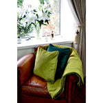 Charger l&#39;image dans la galerie, McAlister Textiles Matt Lime Green Piped Velvet Cushion Cushions and Covers 
