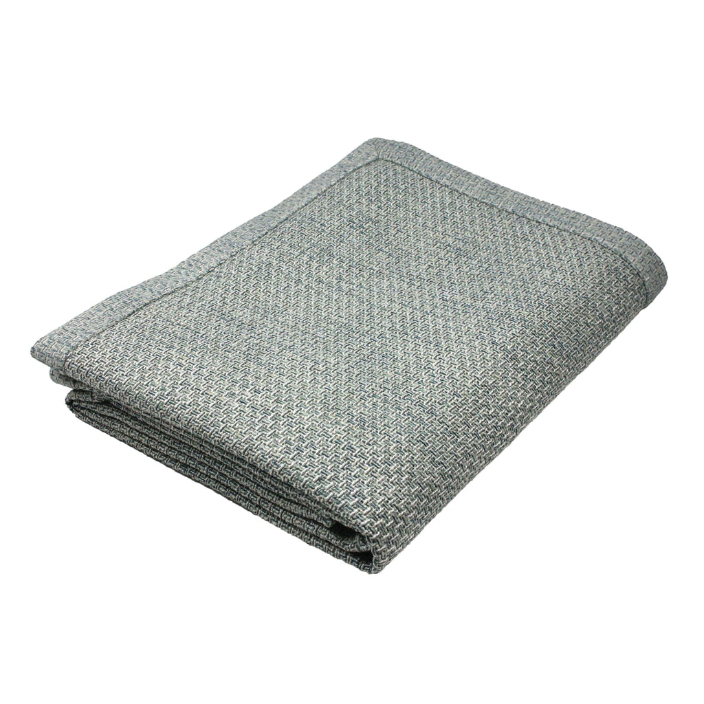 McAlister Textiles Skye Tweed Throws and Runners - Teal Throws and Runners Bed Runner (50cm x 240cm) 
