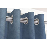 Charger l&#39;image dans la galerie, McAlister Textiles Matt Petrol Blue Velvet Curtains Tailored Curtains 
