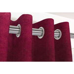 Charger l&#39;image dans la galerie, McAlister Textiles Matt Wine Red Velvet Curtains Tailored Curtains 
