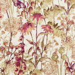 Charger l&#39;image dans la galerie, McAlister Textiles Wildflower Burnt Orange Linen Fabric Fabrics 1 Metre 
