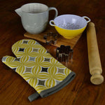 Charger l&#39;image dans la galerie, McAlister Textiles Laila Yellow Cotton Print Oven Mitt Kitchen Accessories 
