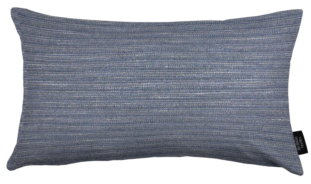 McAlister Textiles Hamleton Navy Blue Textured Plain Pillow Pillow Cover Only 50cm x 30cm 
