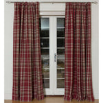 Charger l&#39;image dans la galerie, McAlister Textiles Heritage Tartan Red + White Curtain Fabric Fabrics 
