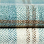 Charger l&#39;image dans la galerie, McAlister Textiles Heritage Tartan Duck Egg Blue Curtain Fabric Fabrics 
