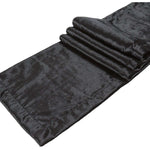 Charger l&#39;image dans la galerie, McAlister Textiles Crushed Velvet Black Fabric Fabrics 
