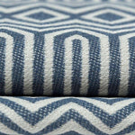 Charger l&#39;image dans la galerie, McAlister Textiles Colorado Geometric Blue Fabric Fabrics 
