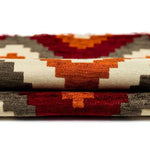 Charger l&#39;image dans la galerie, McAlister Textiles Navajo Red + Burnt Orange Striped Fabric Fabrics 
