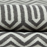 Charger l&#39;image dans la galerie, McAlister Textiles Colorado Geometric Charcoal Grey Fabric Fabrics 
