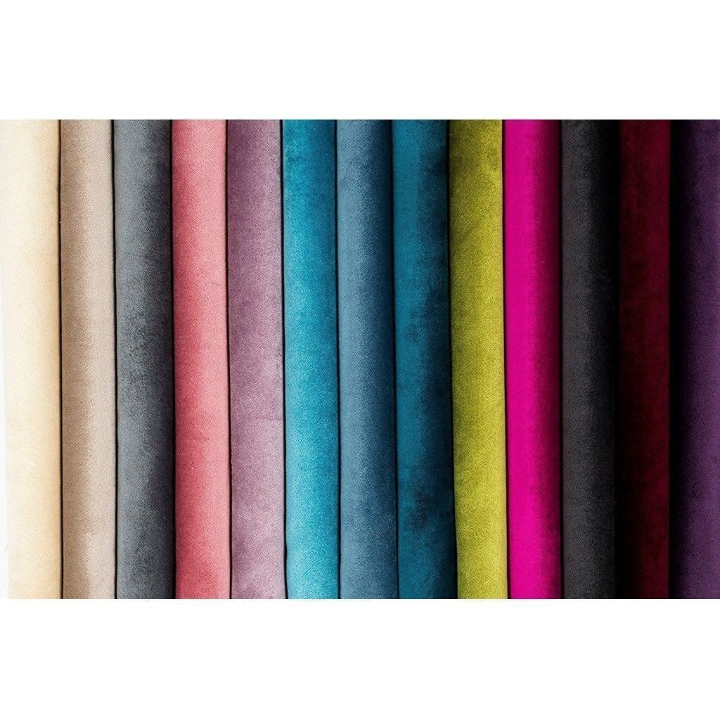 McAlister Textiles Matt Fern Green Velvet Fabric Fabrics 