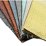 Charger l&#39;image dans la galerie, McAlister Textiles Colorado Geometric Yellow Fabric Fabrics 
