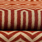 Charger l&#39;image dans la galerie, McAlister Textiles Colorado Geometric Burnt Orange Fabric Fabrics 
