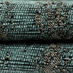 Charger l&#39;image dans la galerie, McAlister Textiles Textured Chenille Teal / Mineral Fabric Fabrics 
