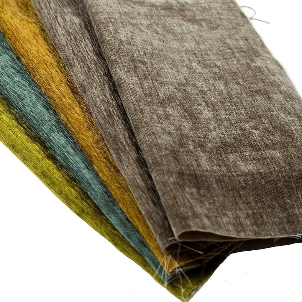 McAlister Textiles Plain Chenille Lime Green Fabric Fabrics 