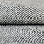 Charger l&#39;image dans la galerie, McAlister Textiles Herringbone Charcoal Grey Fabric Fabrics 

