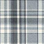 Charger l&#39;image dans la galerie, McAlister Textiles Heritage Tartan Charcoal Grey Curtain Fabric Fabrics 1 Metre 
