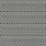 Charger l&#39;image dans la galerie, McAlister Textiles Colorado Geometric Black Fabric Fabrics 1 Metre 
