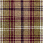 Charger l&#39;image dans la galerie, McAlister Textiles Angus Purple + Green Tartan Check Curtain Fabric Fabrics 

