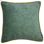 Charger l&#39;image dans la galerie, McAlister Textiles Plain Chenille Contrast Piped Duck Egg Blue + Green Cushion Cushions and Covers Cover Only 43cm x 43cm 
